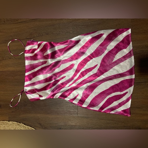 Rhea Mini Dress
The East Order pink zebra print slip party revolve formal $170 - Picture 12 of 14